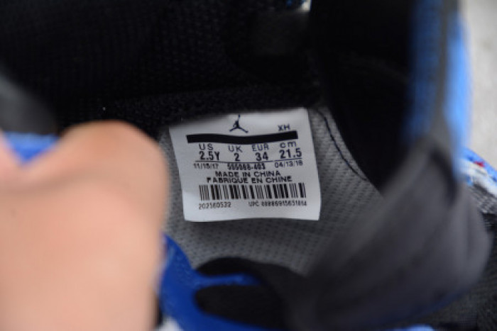 KIDS AIR JORDAN 1 RETRO HIGH OG ‘GAME ROYAL’ 555088 403